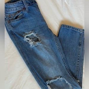Cute denim sound girl jeans